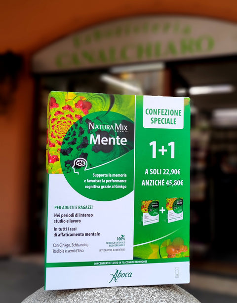 Natura Mix Advanced Mente - Concentrato Fluido in 20 Flaconcini Aboca