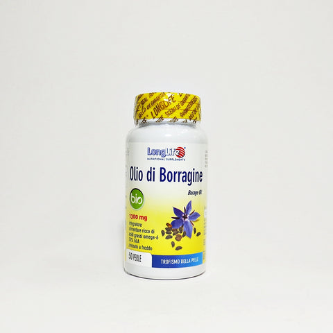 Olio di Borragine Bio 1300 mg 50 perle Long Life