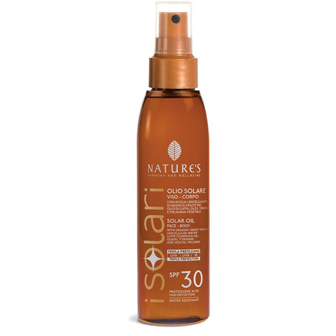 Olio Solare Viso/Corpo SPF30 150ml Nature's - Bios Line