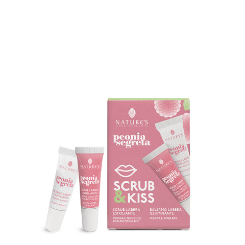 Kit Scrub & Kiss Peonia Segreta 10ml+10ml Nature's