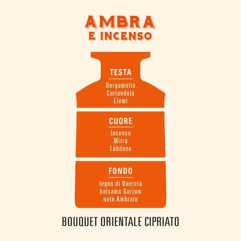 Diffusore per Ambiente Ambra e Incenso 100 ml Helan