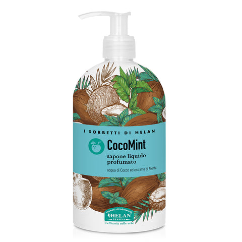 CocoMint Sapone Liquido Profumato 500 ml I Sorbetti di Helan