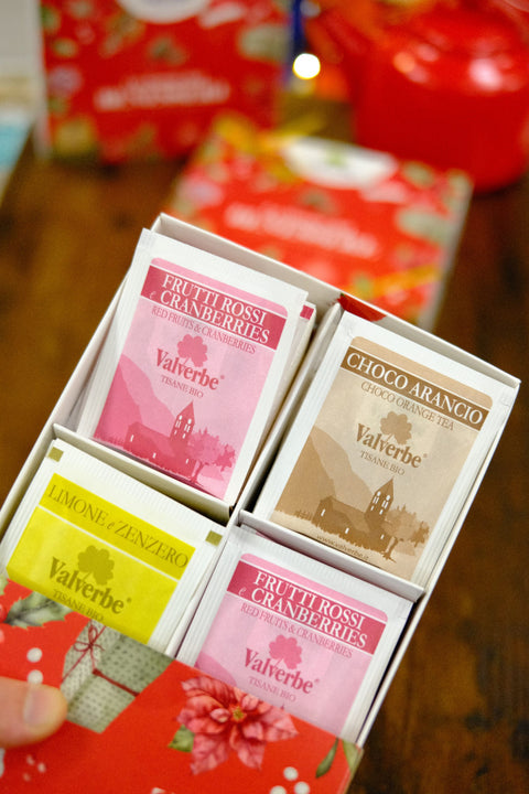 Cofanetto Natale 40 Tisane Bio Valverbe