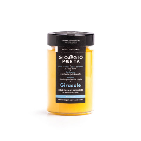 Miele di Girasole biologico Italiano 250 gr - Giorgio Poeta