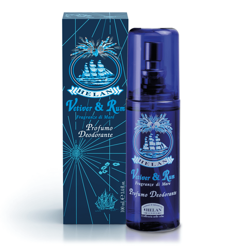 Profumo Deodorante Vetiver e Rum 100 ml Helan