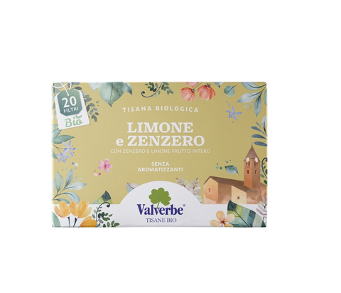 Tisana Zenzero e Limone 20 filtri Valverbe